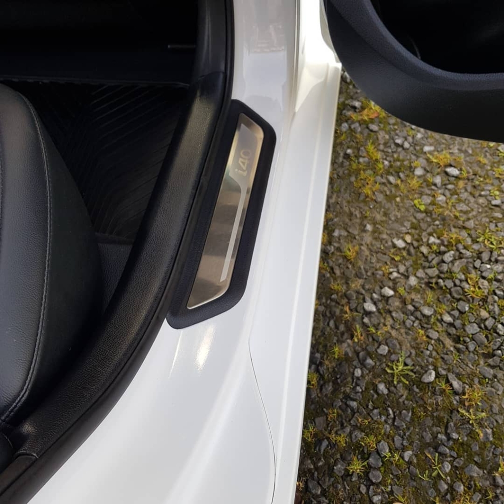 A full exterior hand wash and paint decontamination service being applied to a vehicle in Co. Roscommon.