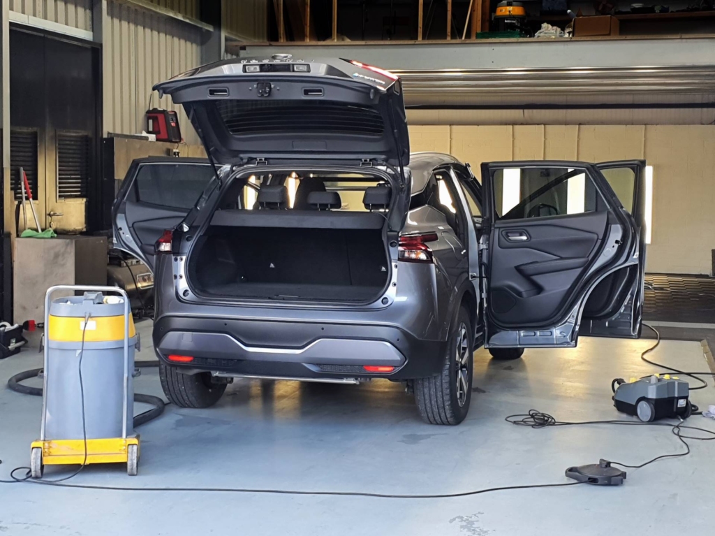GK Valeting & Detailing studio interior