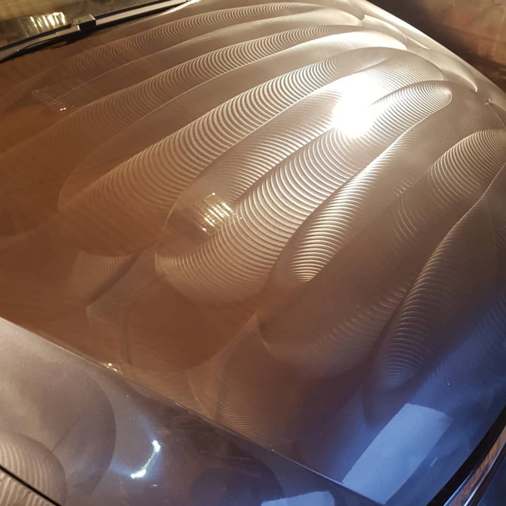 Car paint buffing (gloss enhancement) for Roscommon, Longford and Westmeath drivers, showing the removal of dullness and fine surface scratches to bring back paint clarity and depth at affordable price.
