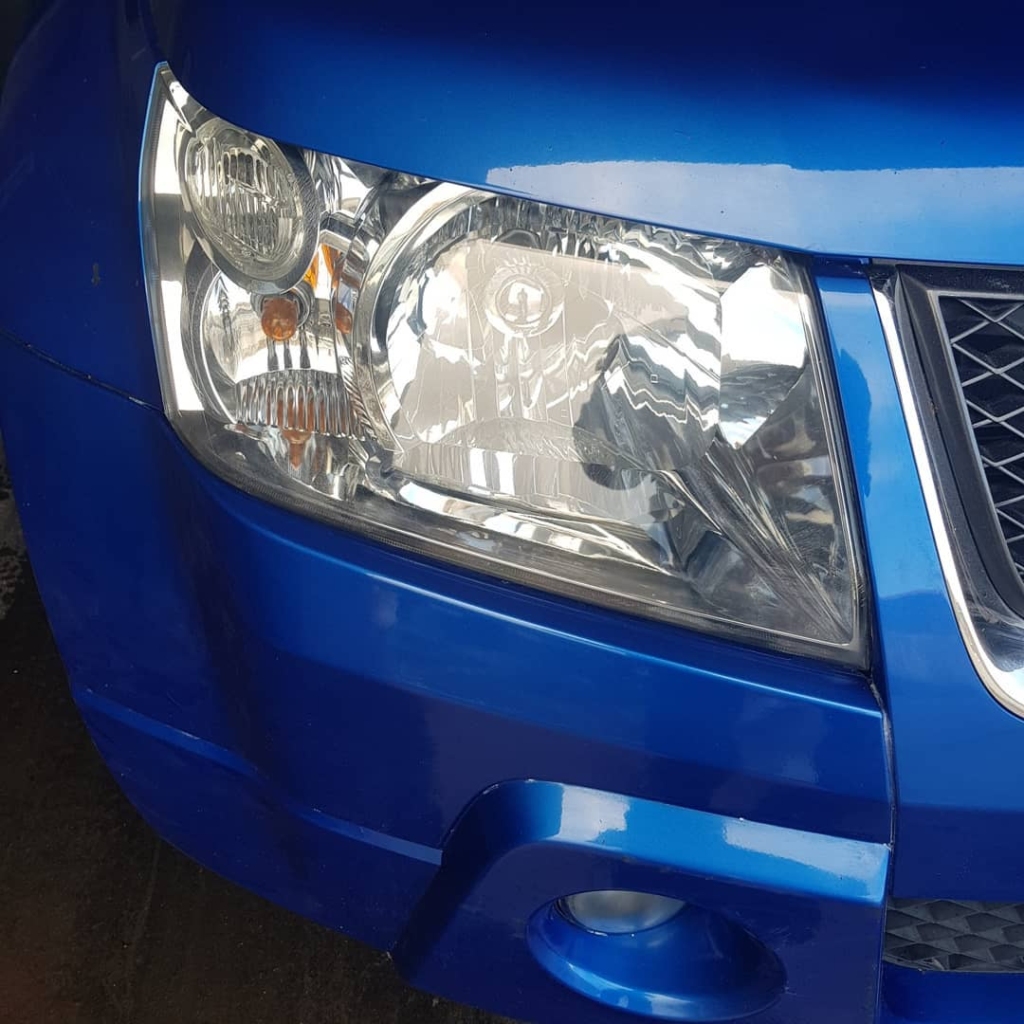 A crystal-clear headlight finish, fully restored at an affordable price and ready for the NCT at Car Valet Hero.