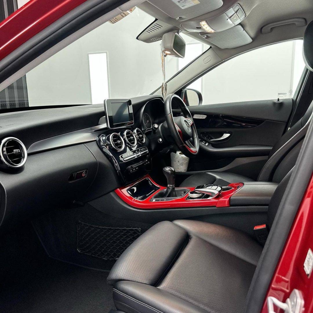 Factory-fresh interior detail and surface protection included in the new car ceramic pack in Longford.