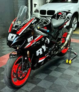 Motorbike detailed wash and wax at Invi PDR Valeting & Detailing (Car Valet Hero, Dublin 7) (1)