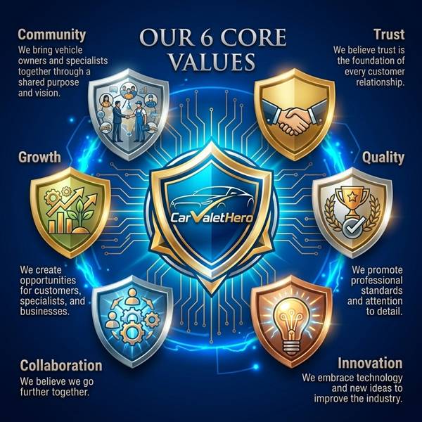 Cat Valet Hero's six core values graph