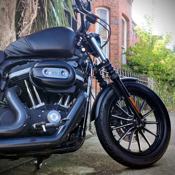 Full paint correction paired with professional ceramic coating by Auto Refined (Car Valet Hero Dublin & Louth) on a finished motorbike in Dublin City, Dunshaughlin, Dundalk and Drogheda.