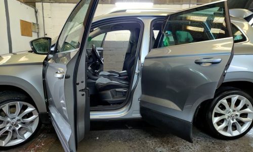 Silver car getting a luxury, Deluxe car valet at Car Valet Hero Mullingar, Mullingar Valeting Centre, Westmeath