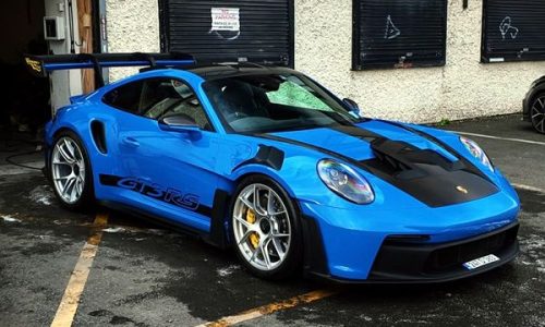 Blue Porsche GT3 RS in for a Signature Detail at Auto Refined, Car Valet Hero (Co. Dublin & Louth) (2)