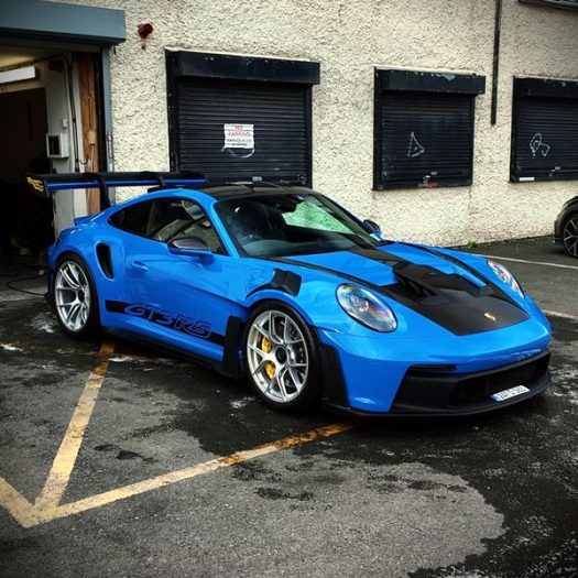 Blue Porsche GT3 RS in for a Signature Detail at Auto Refined, Car Valet Hero (Co. Dublin & Louth) (2)