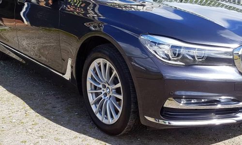 Deep, glossy finish on a black car after a professional, multi-year, 9H ceramic coating application at Car Valet Hero Roscommon (Roscommon Valeting Centre), also suitable for Longford and Westmeath roads.