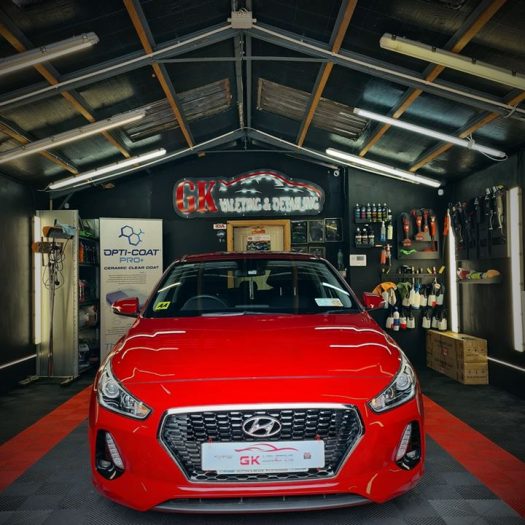 A fully protected vehicle displaying a glass-like finish after getting Bronze ceramic coating pack with 1-2 years protection at Car Valet Hero Dunshaughlin, GK Valeting & Detailing, cured and ready for handover to a customer from South Meath.