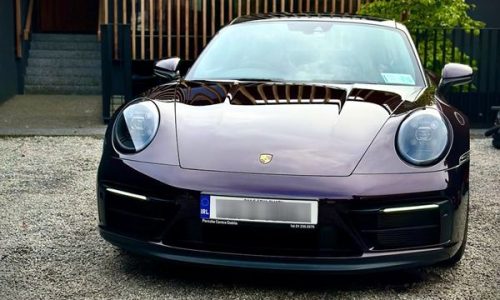 A luxury Porsche 911 GTS car has just got a Silver Car Detailing Package from Auto Refined in Dublin