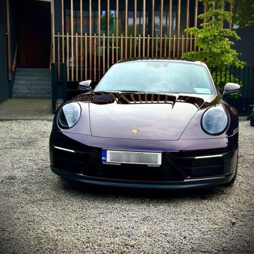 A luxury Porsche 911 GTS car has just got a Silver Car Detailing Package from Auto Refined in Dublin