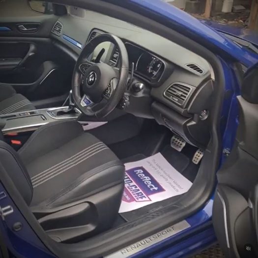 A dark blue car getting a Deep Car Clean at Car Valet Hero Dunshaughlin, GK Valeting & Detailing, Growtown, Dunshaughlin, Co. Meath, near Dublin