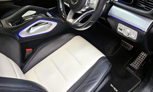 A perfectly clean, matte-finish leather driver's seat showing restored texture and zero grease shine following a professional detailing treatment as part of Full car valet at Car Valet Hero Athlone, Quality Car Wash & Valet.
