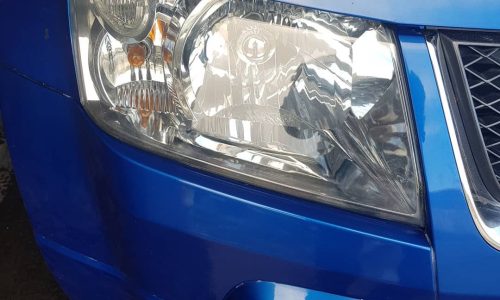 Headlight restoration at Car Valet Hero Roscommon (Lanesborough St), Roscommon Valeting Centre
