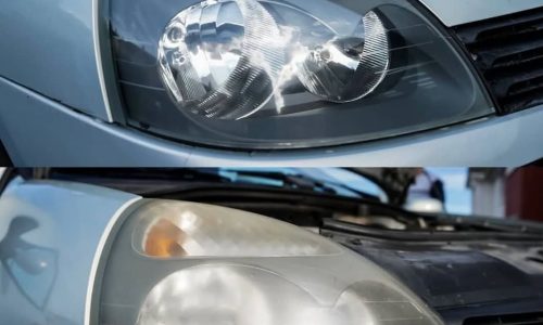 Headlight restoration at Car Valet Hero Longford (Mastertech Bus. Park), Midland Detail & MotorWorks