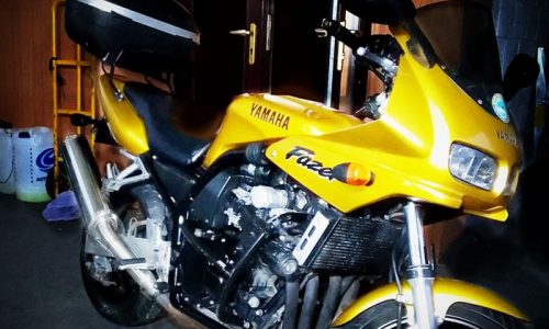 Motorcycle getting a Motorbike detail clean at Car Valet Hero Mullingar, Mullingar Valeting Centre