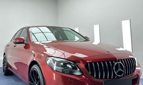 Professional 9H ceramic coating application on a new vehicle at Car Valet Hero Longford (Market Square), DML Detailing Studio, outperforming dealership sealants.