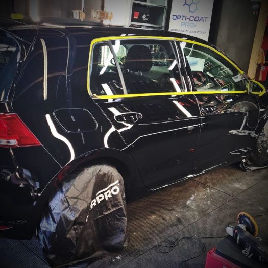 Sensational paint correction gloss of a black car at Car Valet Hero Dunshaughlin (GK Valeting & Detailing). Process of restoring the mirror finish of Dunshaughlin, Navan, Ashbourne, Meath & North Dublin cars.